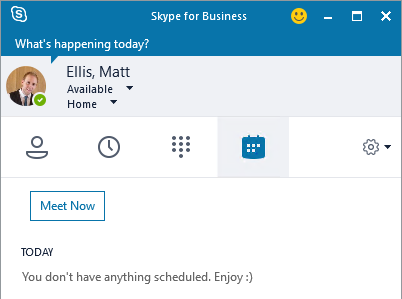 skype for business and outlook for mac online meeting